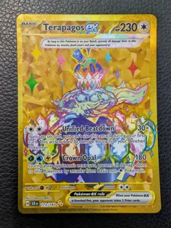 Terapagos ex - 173/142 Stellar Crown (Pokemon) Golden Hyper Rare - Image 1