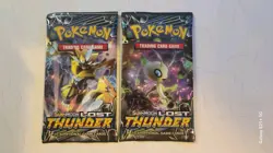 Pokemon Lost Thunder pair of 2 Booster Packs. Unopened. - Image 1
