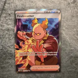Fire Breather 119/94 Full Art Trainer Holo Me02: Phantasmal Flames Pokemon TCG - Image 1