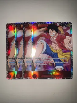One Piece Monkey.D.Luffy | OP01-024 X4 Playset Romance Dawn SR English - Image 1