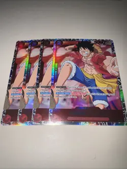One Piece Monkey.D.Luffy | OP01-024 X4 Playset Romance Dawn SR English - Image 4