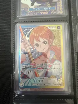 One Piece CCG Nami Alternate Art Leader Japanese Op11-041 - Image 1