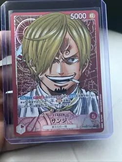 Sanji PRB01-001 Parallel Leader Alternate Art The BEST Japanese One Piece TCG NM - Image 1