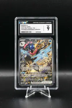 CGC 9 - Greninja ex 132 Sv: Scarlet & Violet Promo Cards Holo - Image 1