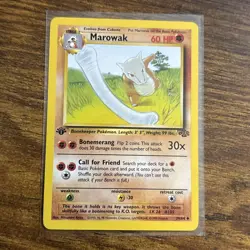 Pokemon Marowak TCG Jungle Card 39/64 Regular Uncommon 1st Edition LM/NM - Image 1