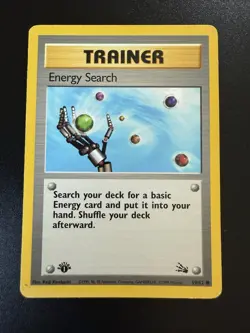 ENERGY SEARCH - 59/62 - Fossil - Pokemon Card - LP - Image 1