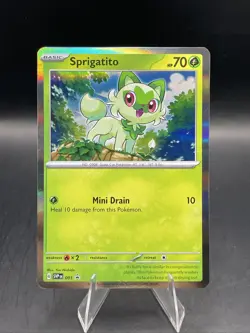 Sprigatito 001 Sv: Scarlet & Violet Promo Cards Holo - Image 1