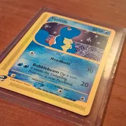 Pokemon Squirtle Expedition Base Set 132/165 Common 40HP English 2002 TCG Card - Image 2