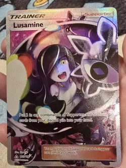 Lusamine 153/156 Ultra Prism Full Art Trainer Ultra Rare Pokemon Card - Image 1