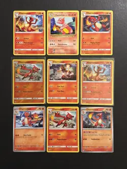 9 Charmeleon Pokemon Card Collection XY SM SWSH SV PTCG A3 - Image 1