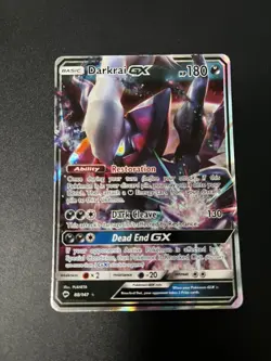 Pokemon Darkrai GX 88a/147 Burning Shadows Sun & Moon S&M TCG Card NM - Image 1