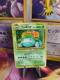 Pokemon Karte Card Venusaur Bisaflor Base Expansion Set Holo Wotc japanese PL - Image 1