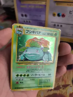 Pokemon Karte Card Venusaur Bisaflor Base Expansion Set Holo Wotc japanese PL - Image 5