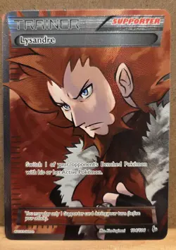 Lysandre Flashfire 104/106 Ultra Rare Full Art LP - ungraded Pokemon Card - Image 1