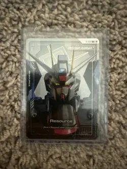 Resource R-008 C+ Gundam Newtype Rising Freedom Alt Art Foil Holo Card Game NM - Image 2