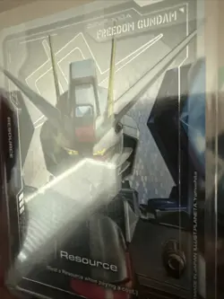 Resource R-008 C+ Gundam Newtype Rising Freedom Alt Art Foil Holo Card Game NM - Image 4