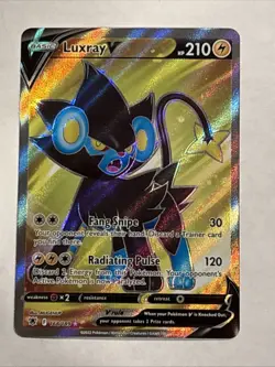 Pokemon TCG Luxray v Astral Radiance Holo Full Art Ultra Rare Card 168/189 - Image 1