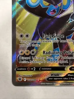Pokemon TCG Luxray v Astral Radiance Holo Full Art Ultra Rare Card 168/189 - Image 5