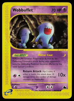 Pokemon Card - Wobbuffet Skyridge 45/144 Uncommon - Image 1