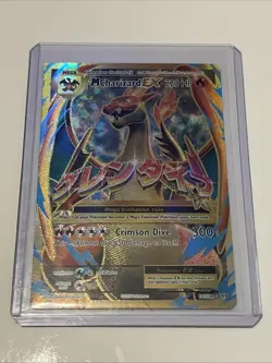 Pokemon M Charizard EX 101/108 Evolutions Ultra Rare Full Art Holo Foil Tcg Card - Image 1