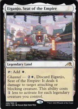 MTG Eiganjo, Seat of the Empire (268) | NM | Kamigawa: Neon Dynasty {NEO} - Image 1