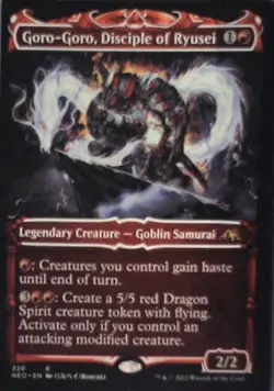 Goro-Goro, Disciple of Ryusei (Showcase) - Kamigawa: Neon Dynasty: #320 Nm C277 - Image 1