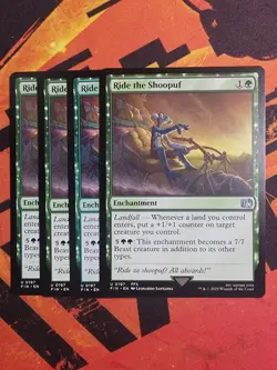 4X Ride the Shoopuf FIN Final Fantasy MTG 197 NM Playset Regular - Image 1
