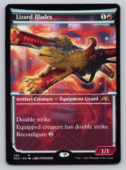 Lizard Blades Showcase - Kamigawa: Neon Dynasty MTG - Image 1