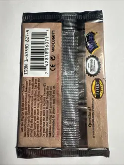 Pokemon Fossil Expansion Booster Pack Zappos Sealed 21G - Image 2