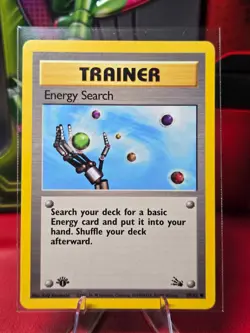 Energy Search [1st Edition] #59 | Pokemon Fossil | Ungraded | Lightly Played - Image 1