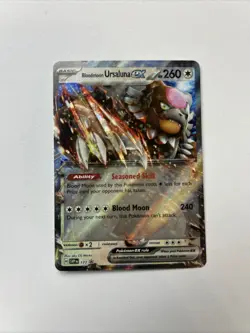 Pokemon TCG Pokemon Bloodmoon Ursaluna Ex Promo Holo - Image 1