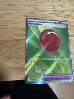 Pokemon TCG Mega Evolutions Air BALLOON FULL ART ULTRA RARE 166/132 NM - Image 2