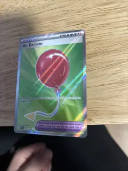 Pokemon TCG Mega Evolutions Air BALLOON FULL ART ULTRA RARE 166/132 NM - Image 3