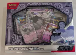POKEMON TCG: HOUNDSTONE EX COLLECTION BOX 4 BOOSTER PACKS *BRAND NEW - SEALED" - Image 1