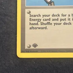 Pokemon TCG Energy Search 59/62 Fossil First Edition Vintage Lightly Played LP+ - Image 4