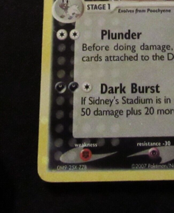 *Swirl* Mightyena - 18/108 - EX Power Keepers - Holo Rare Pokemon - NM - Image 4