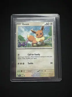 Pokemon TCG NM Eevee SVP 43 Black Star Promo Cosmos Holo - Image 3
