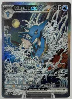 Pokemon TCG Kingdra ex S&V 131 Black Star Promo Shrouded Fable SIR 2024 [NM] - Image 3
