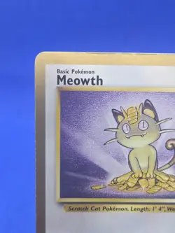 Pokemon Gold Bordered Jungle Meowth 56/64 Fruit Loops Promo MP - Image 3