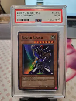 2025 Yu-Gi-Oh! Retro Pack 2 EN013 Buster Blader PSA 9 - Image 1