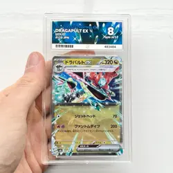 Pokemon Dragapult EX Holo ACE Graded 8 Slab Card TCG Twilight Masquerade DR RR - Image 3