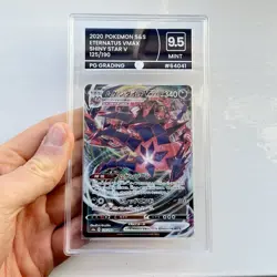 Pokemon Eternatus VMAX RRR Card Graded TCG Foil Holo Full Art Rare Infinity Zone - Image 3