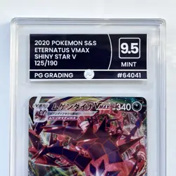 Pokemon Eternatus VMAX RRR Card Graded TCG Foil Holo Full Art Rare Infinity Zone - Image 5