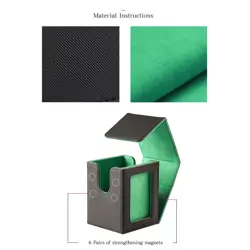 Magic The Gathering Commander Card Deck box with Display Window, Trading Card - Image 5