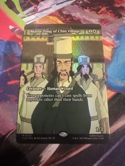 Mayor Tong of Chin Village (Borderless) - Avatar TLE 0002 Foil - Image 1