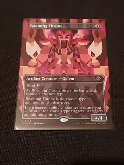 Mtg Roaming Throne (Showcase) Pack Fresh - Image 1