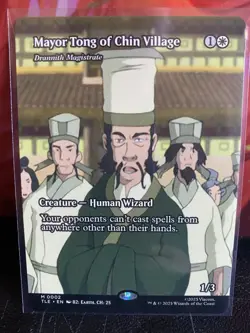 Mayor Tong of Chin Village (Borderless) M 2 REGULAR- Avatar MTG Magic - Image 1