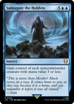 MTG The Lord of the Rings Commander - Subjugate the Hobbits - Image 1