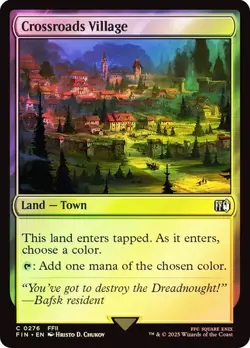Crossroads Village (0276) - Final Fantasy - Common (Foil) - Image 1
