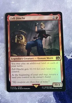 Mtg- Zell Dincht (0170) Final Fantasy- Foil Rare- NM - Image 1